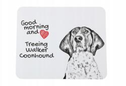 Art-Dog Treeing Walker Coonhound egérpad kutyával, saját fotóval (5055882492349)