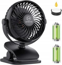 Kis Hordozható Usb Ventilátor Lemoistar Akkumulátorral (6917278527549)