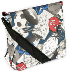 Loren postás táska kézitáska Loren multicolor, vállra akasztható, ideális a nyárra (TN-1029 2133 FK)