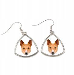 Art-Dog Medence háromszög alakú, lógós fülbevaló geometrikus kutyával (5056739218259)