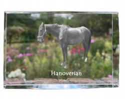 Art-Dog Hannoveri ló kristályos fotó, emléktárgy, trófea, köszönetnyilvánítás (5055882468177)