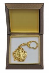 Art-Dog Nápolyi masztiff aranyozott kutya kulcstartó díszdobozban (5906111204908)