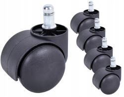 Forgatható Gumi Kerekek Irodai Székhez 5 Db (6911654685311)