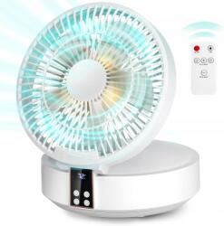  Csendes Led asztali ventilátor 3 sebességfokozat hordozható oszcilláló (a90123)