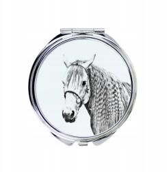Azték ló kompakt zsebtükör lóval fényképpel (5055882483255)