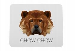 Art-Dog Chow Chow egérpad geometrikus kutyával (5056739222904)