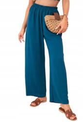 Kesi Női viszkóz nadrág, széles szárú, elasztikus derékrésszel