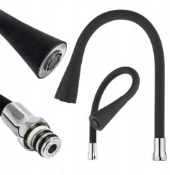 INVENA Kifolyócső Állítható fekete Rugalmas Kétfunkciós 3/4-es flexibilis csaptelephez (SC-B1-1Z1-L)