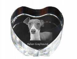 Art-Dog Olasz kristály szív, dísz, kutya fényképes ajándéktárgy (5055882445239)