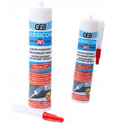 GEB Színtelen egészségügyi szilikon a szaniterekhez Fürdőszoba Konyha Gombaölő (890771)