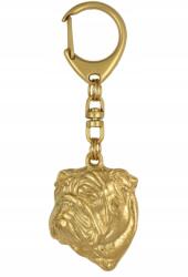 Art-Dog Bulldog aranyozott kutya kulcstartó, exkluzív kulcstartó (5906111203338)