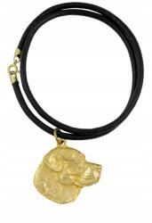 Art-Dog Labrador retriever aranyozott kutya nyaklánc, szíj medál (5906111286027)