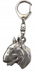 Art-Dog Bullterier Bull Terrier kutya kulcstartó, kulcstartó karabinerrel (5906111202027)