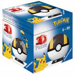 Ravensburger Puzzle-Ball 3D Pokémon Téma 3 54 darabos elem (112661)