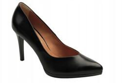 Eska Czółenka Eska 2272 39 Fekete Bőr Lengyel Cég G1/2 Kényelmes (2272 Czarne)