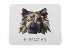 Art-Dog Eurasier egérpad geometrikus kutyával (5056739222324)