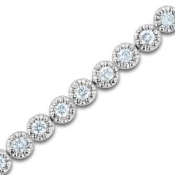 Borealy Bratara Borealy Milgrain Tennis - Simulated Diamonds Intense (BIJ182)