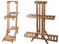 Swe Fa könyvespolc virágtartók háromszintes polc virágágyás (swe_014689)