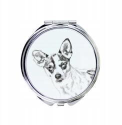  Rat terrier kompakt zsebtükör kutyával fényképpel (5055882482371)