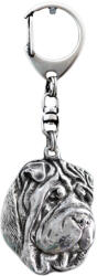Art-Dog Shar Pei kutya kulcstartó, kulcstartó karabinerrel, medál (5906111201778)