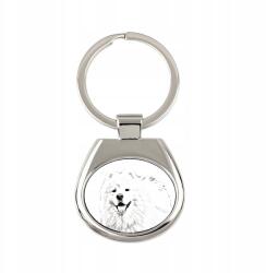 Art-Dog Samojed Samoyed kutya kulcstartó, fényképes kulcstartó, kulcstartó (5055882471887)