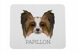 Art-Dog Papillon egérpad geometrikus kutyával (5056739223215)