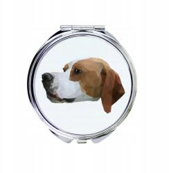 Pointer kompakt zsebtükör geometrikus kutyával (5056739226070)