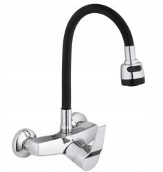 Maibang Konyhai Csaptelep Fali Mosogató Flexibilis Kifolyócső Csaptelep Mosdóhoz (K3052)