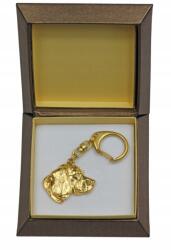 Art-Dog Beagle aranyozott kutya kulcstartó díszdobozban, kulcstartó (5906111204700)