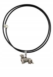 Art-Dog Tacskó hosszú szőrű nyaklánc kutyával, apró medál szíjjal (5906111283828)