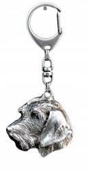 Art-Dog Tacskó durva szőrű kutya kulcstartó, kulcstartó karabinerrel (5906111202041)