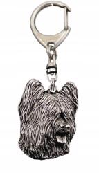 Art-Dog Francia juhászkutya Briard kutya kulcstartó, kulcstartó, medál (5906111201549)