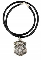 Art-Dog Brüsszeli griffendéles nyaklánc kutyával, kézműves medál, medál (5906111281398)