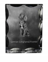 Art-Dog Német vizsla rövidszőrű kutya kép díszes kristályban, ajándéktárgy (5055882449169)