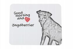 Art-Dog Német vadász terrier egérpad kutyával, az Ön fényképével (5055882492196)