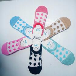  6 pár Szív alakú átlátszó 36-39-es méret (12)