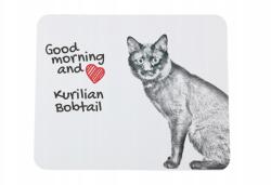 Art-Dog Kuril macska bobtail egérpad macskával, az Ön fényképével (5055882489905)