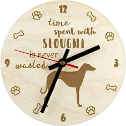  Arab agár gravírozott kutyaóra, átmérő 30 cm, kutya neve (5055882401365)