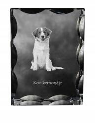 Art-Dog Kooikerhondje kutya fotó díszes kristály, ajándéktárgy, lakásdekoráció (5055882448872)
