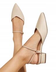 Shein Lapos Sarkú Cipő Bézs 41-ES 3J (SX)