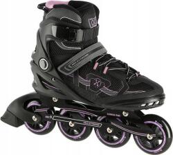 NILS Extreme Jégkorcsolya Görkorcsolya Nils Extreme NA9157 ABEC-9 Kerekek 84MM Fekete-lila R 43 (16-10-106)