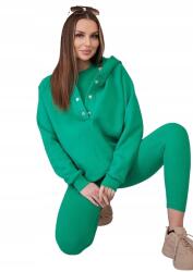 Kesi 3 az 1-ben pulóver, felső és leggings szett zöld