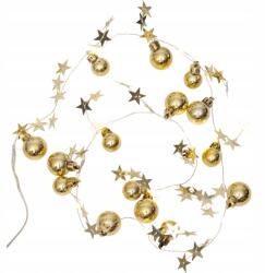 Star Trading X-mas elemes LED-es gömb és csillag dekorációs lánc (728-06)