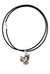 Art-Dog Német kutya nyaklánc kutyával, apró medál a szíjon (5906111283798)