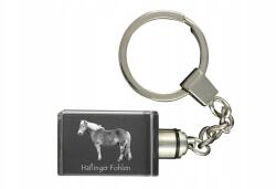Art-Dog Haflinger kristály kulcstartó ló kulcstartó világító fényképpel (5055882429291)
