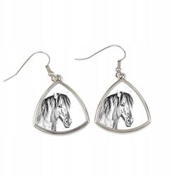 Art-Dog Henson ló háromszög alakú, lógós fülbevaló fényképpel, személyre szabható (5055882477384)