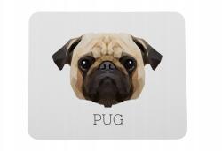 Art-Dog Mopsz, Pug egérpad geometrikus kutyával (5056739222614)