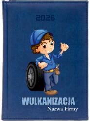 agmART Stílusos Vulkanizációs Naptár A4 2026 Könyves Heti Tervező (KALENDARZ A4 2026)