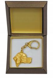 Art-Dog Pointer aranyozott kutya kulcstartó díszdobozban, kulcstartó (5906111205806)