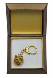 Art-Dog West Highland White terrier aranyozott kutya kulcstartó díszdobozban (5906111205790)